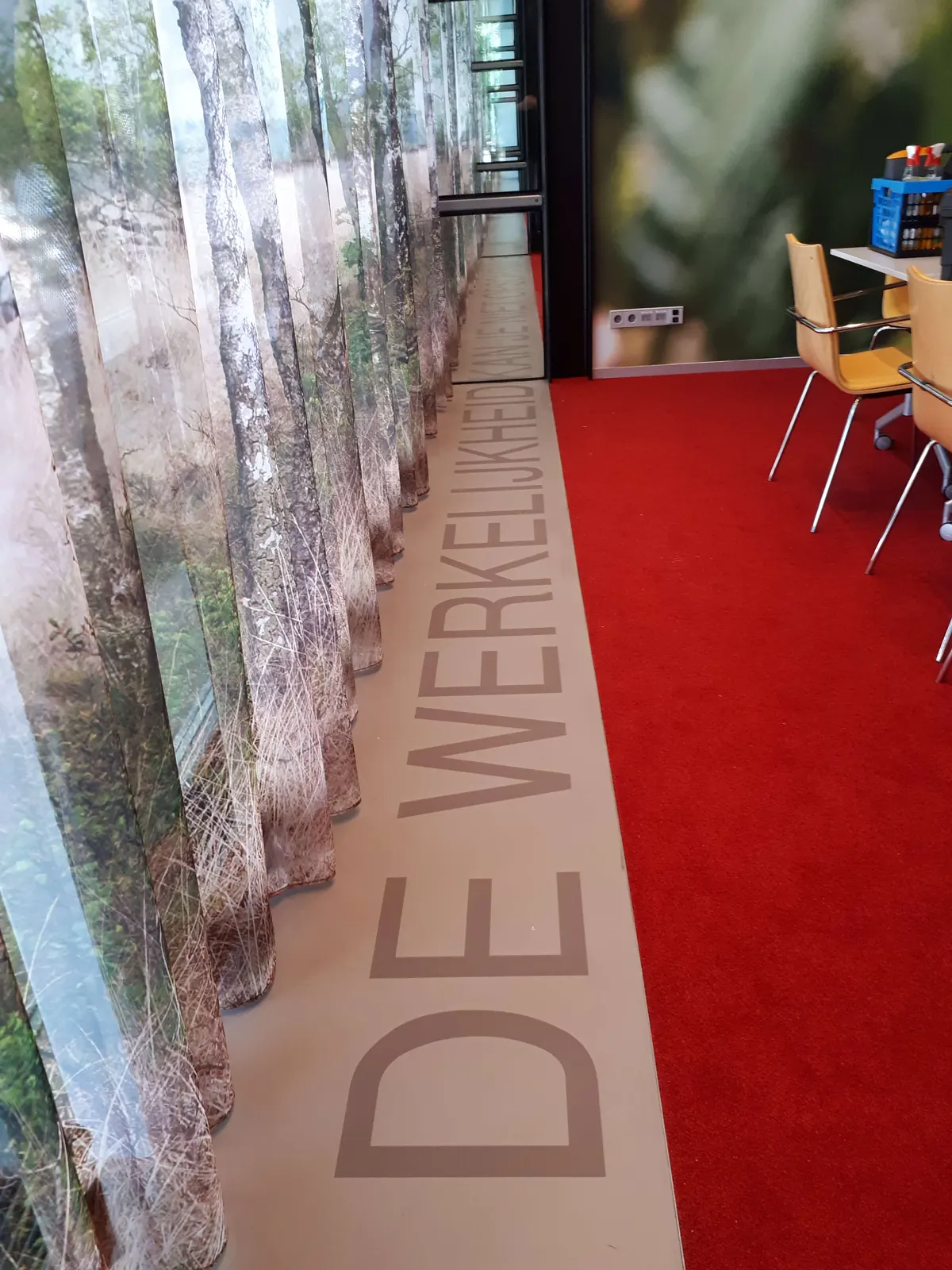 Wandbelettering in Orpheus